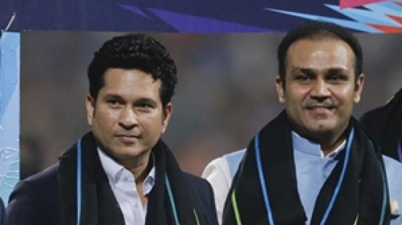 Sachin Tendulkar and Virender Sehwag congratulated the Indian contingent for their credible achievement at the World Dwarf Games. (Photo: AP)
