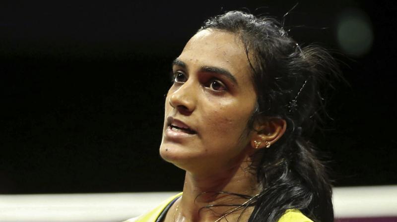 PV Sindhu lost 19-21, 22-20, 20-22 to Nozomi Okuhara of Japan after a .(Photo: AP)
