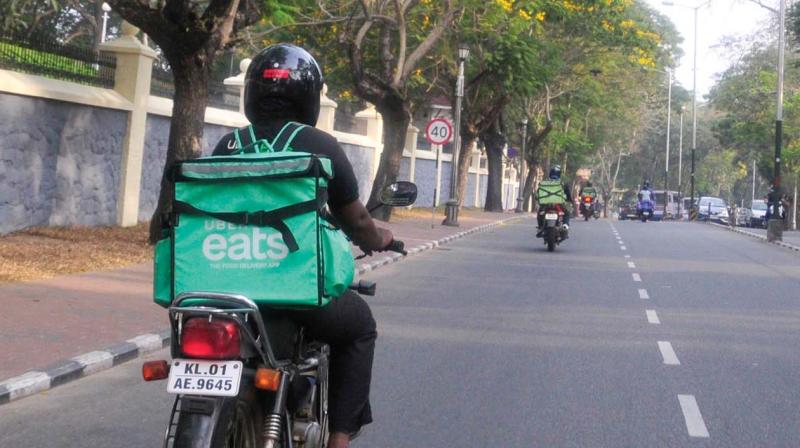 Plastic carry bags should be avoided totally and use paper or cloth bags for delivering parcels.