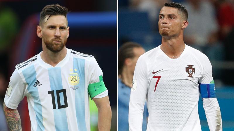 Lionel Messi and Cristiano Ronaldo had been on a quarter-final collision course but the closest they will now come to each other in Russia is the airport departure lounge. (Photo: AFP)