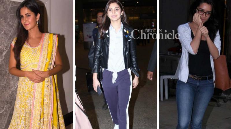 Anushka, Shraddha and Katrina look beautiful as they step out