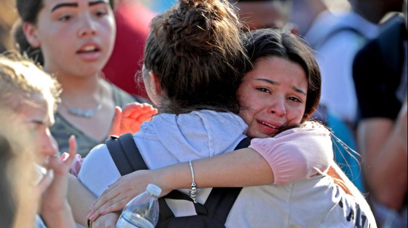 We are going to be the last mass shooting... We are going to change the law, she vowed -- slamming the fact 19-year-old gunman Nikolas Cruz was able to legally buy a semi-automatic firearm despite a history of troubling and violent behaviour. (Photo: AP/Representational)