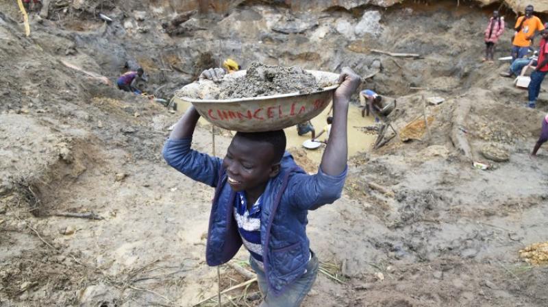 Amnesty International issued a report last week accusing leading technology and electric car companies of failing to ensure that minerals used for batteries are not dug up by children. (Photo: AFP/Representational)