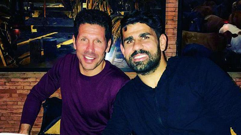 Costa is currently in Spain ahead of his adopted countrys World Cup qualifier against Macedonia and took advantage of the situation to catch up with his former mentor.