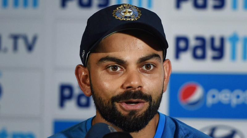 Virat Kohli went for a duck in the first innings. (Photo: PTI)