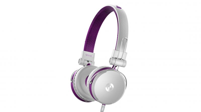 The on-ear headphones are available in chic Stylish Blue, Royal Purple, and Steel Black colour variants.