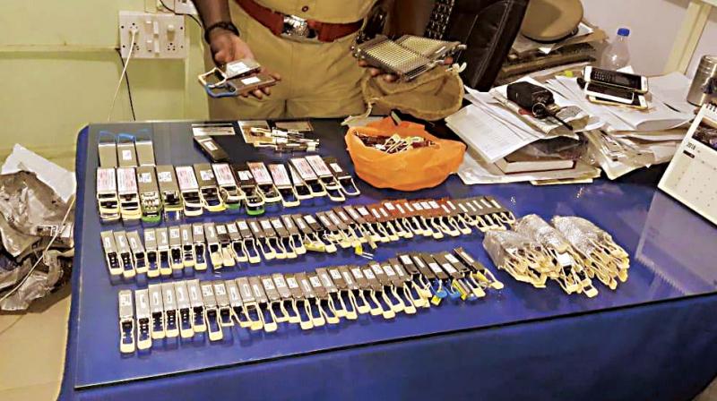 The equipment recovered worth Rs 87 lakhs