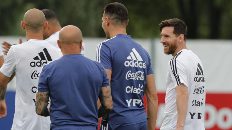 Argentina are rallying around captain Lionel Messi as the South American giants prepare for their crucial Group D clash with Croatia here on Thursday. (Photo: AP)