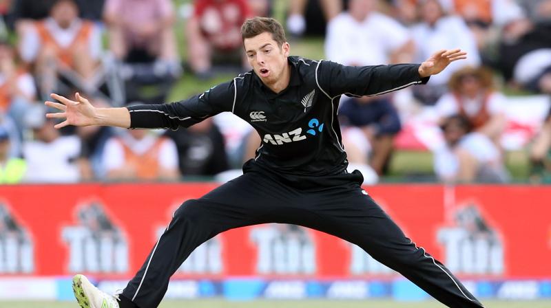 Santner, who spent the majority of last season on the sidelines with a serious knee injury, made his only return to international cricket in a one-off T20I against Sri Lanka last week. (Photo: AFP)