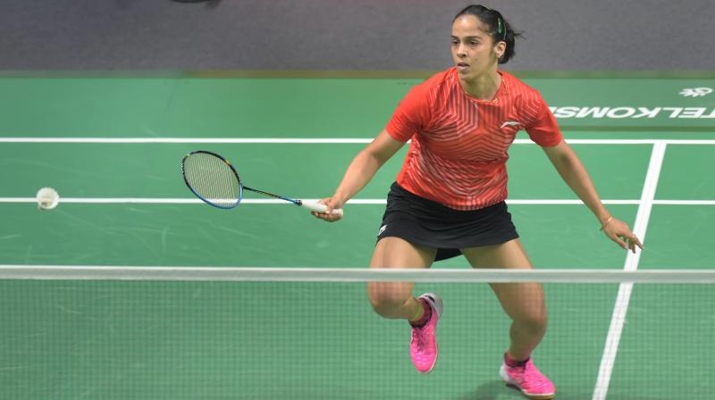 Saina will play second seed Nozomi Okuhara of Japan in the last-eight stage of the first Super 500 tournament of the year on Friday. (Photo: PTI)