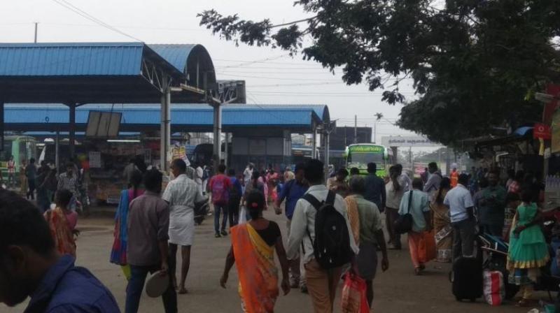 In a huge relief to the public, especially ahead of the harvest festival Pongal falling on January 14, buses were seen plying normally on roads since Friday morning. (Photo: ANI)