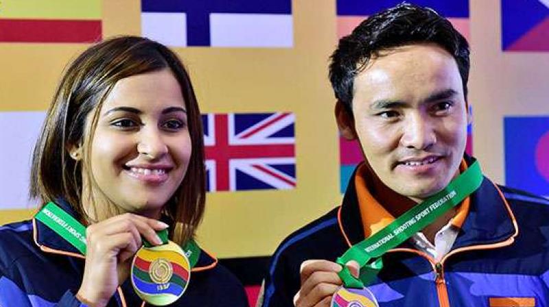 Jitu Rai-Heena Sidhu clinch gold in ISSF World Cup