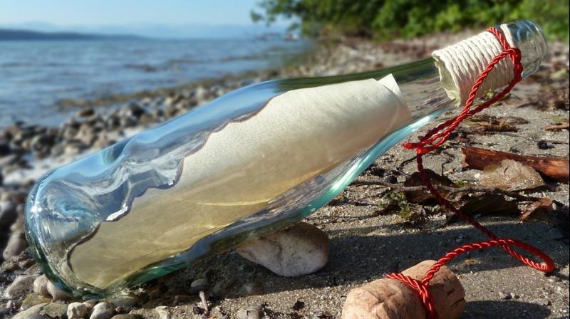 Message in a bottle washes ashore in Canada 18 years later. (Photo: Pixabay)