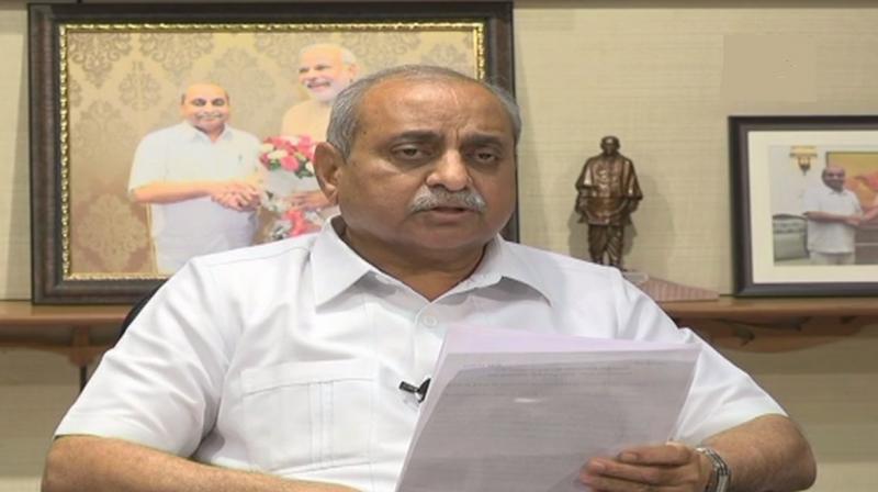 We can think of changing the name at an appropriate time, Gujarat Deputy Chief Minister Nitin Patel said. (Photo: Twitter | ANI)