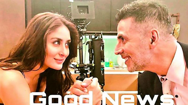 Akshay and Kareena have begun shooting for the film from this week and the actor took to Twiter to make an announcement