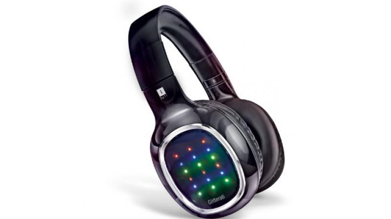 The Glitterati headphones come with an eight-hour battery life.