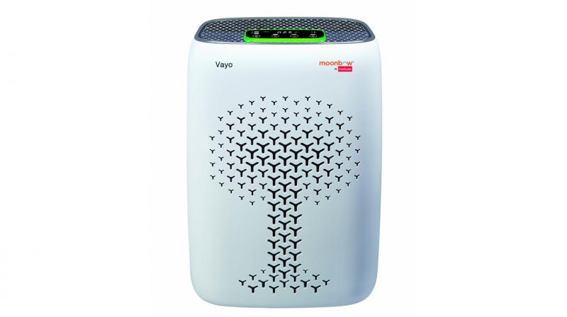 It comes with a user-friendly touch panel with PM2.5 display along with an air quality indicator
