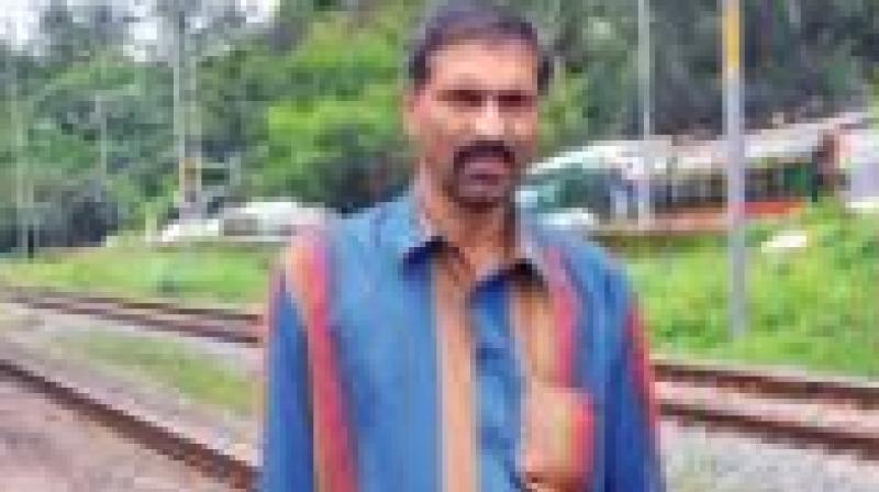 Suresh Kumar E. is still waiting for a job in railways after 28 years. (Photo: DC)