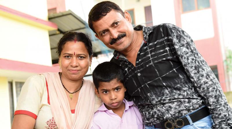 Ten-year-old Mondi had an emotional reunion with his parents at Childline centre in Kochi.	(Photo: DC)