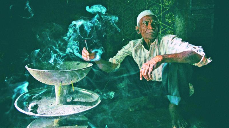 Caretaker at dargah in Bidar.