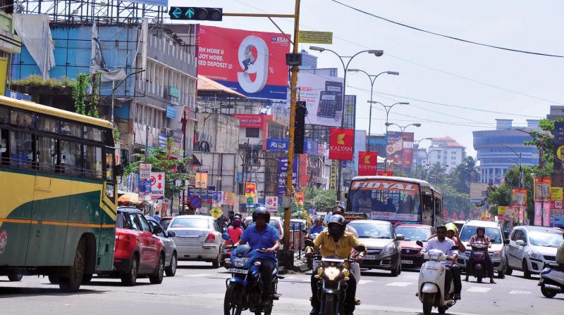 CCTV camera at Mavoor road junction.