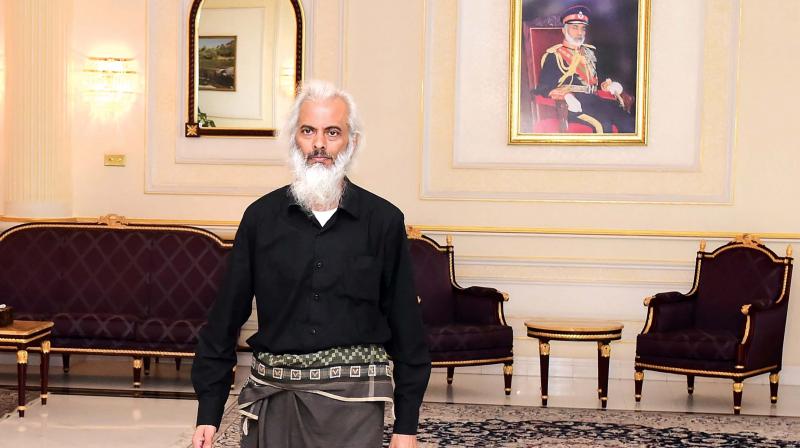 Fr Tom Uzhunnalil at the Al Alam Palace of Sultan Qaboos of Oman in Muscat after he was set free from his captors on Tuesday.