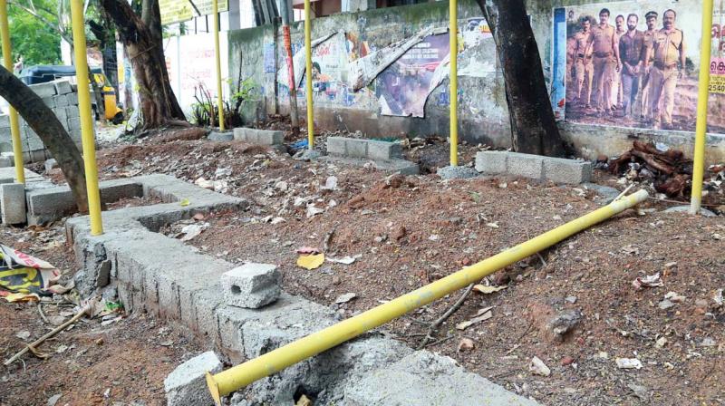 The aerobic bin shelter at Poojappura which was destroyed by BJP workers (file photo).