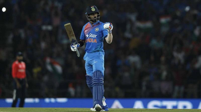 KL Rahul has now scored the highest individual score by an Indian batsman in T20I cricket. (Photo: BCCI)