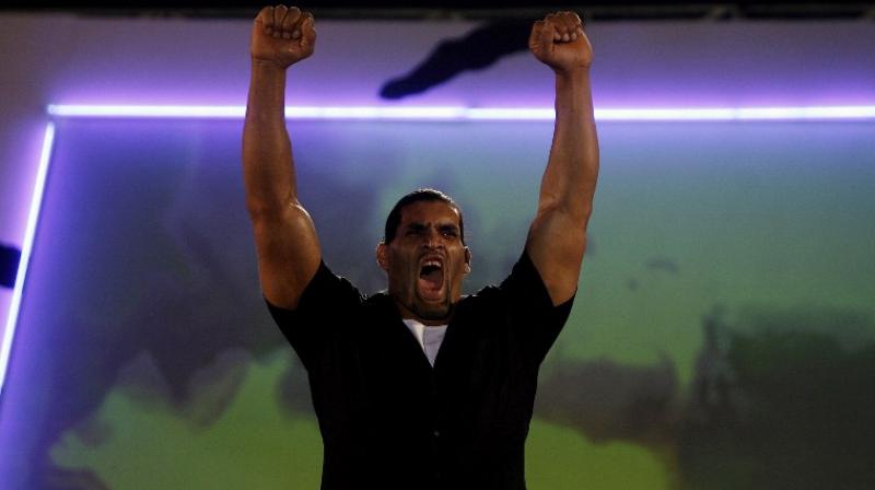The Great Khali had a difficult time in school as his friends laughed at him, he could not understand what his teachers taught and on top of it, his parents could not even pay his fees. (Photo: AFP)