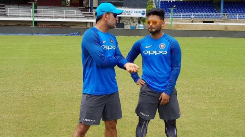 \Hes (Dhoni) the hero of the country,\ Pant, who took six catches in Australias first innings to equal Dhoni on that mark, told cricket.com.au. (Photo: BCCI)
