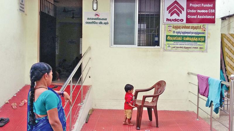 A corporation shelter home for women, being  maintained by an NGO, in Egmore. (Photo: DC)