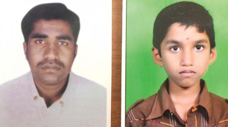 Sridhar and his son Srivishnu