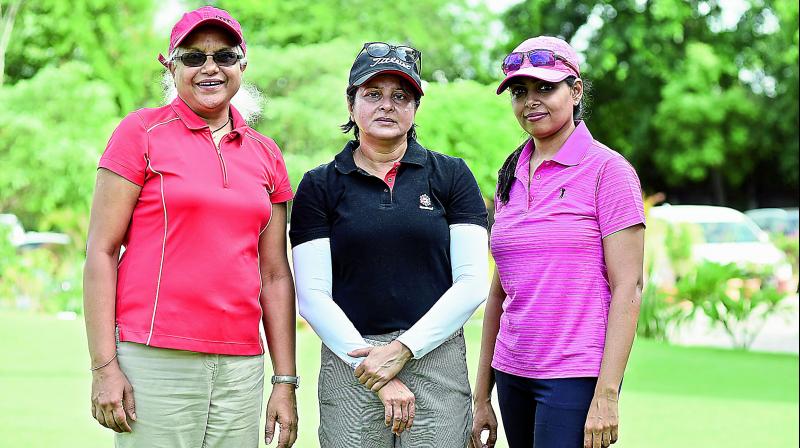 Jonnala Ramadevi, Indrani Ali Khan and B. Chaitanya Reddy are some of the women  making the most of the golf courses in the city.
