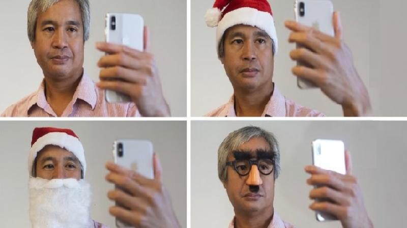 Each time you use your face to unlock the phone, it automatically keeps tabs on small changes, such as growing a moustache or simply getting older. (Photo credit: AP)