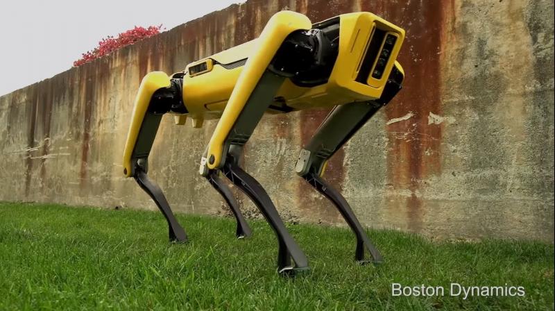 The new robot features some dramatic makeover  sleek yellow panelling with a plastic outer coating to cover the metallic skeleton underneath.