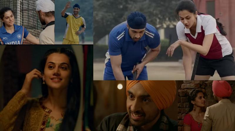 Watch: Diljit Dosanjh, Taapsee Pannus chemistry is endearing in Soormas first song