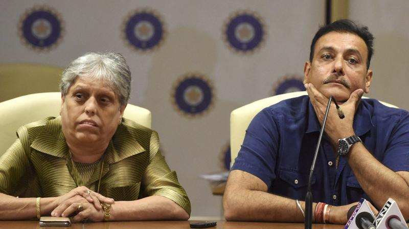 Shastri had not applied for the head coachs position initially but the BCCI extended the deadline so the former India all-rounder could apply for the job. (Photo: PTI)