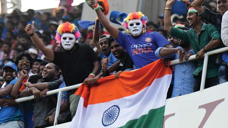 As the match was over by around 5 p.m., the food outlets were frantically selling the food items.