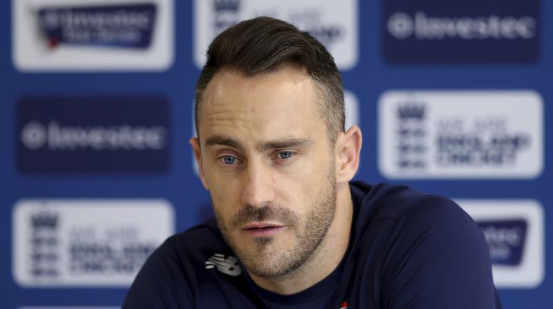 \I have asked the England team for their thoughts on Ottis, and theyve given me positive feedback,\ du Plessis told reporters. (Photo: AP)