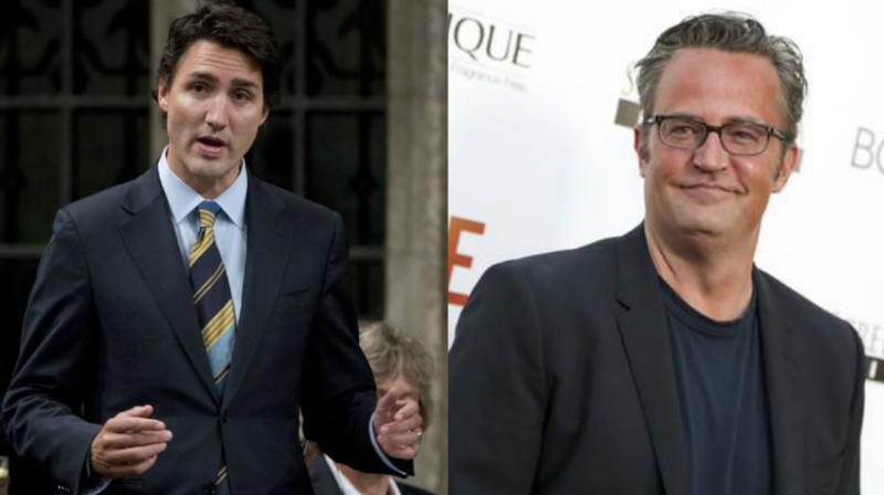 Justin Trudeau and Matthew Perry. (Photos: AP)