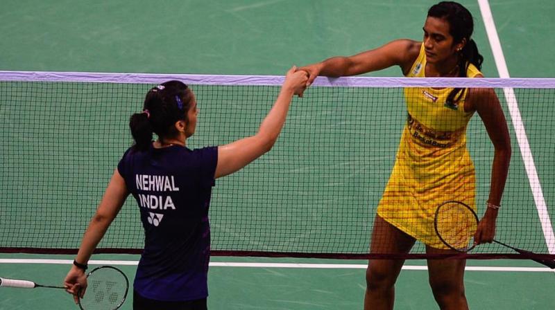 Saina Nehwal, the former World No 1, played exceptionally well after recovering from a longstanding knee injury, while PV sindhu lost out in a breath-taking summit clash against Nozomi Okahura. (Photo: AFP)