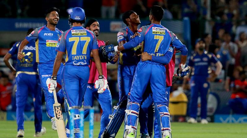 Krishnappa Gowtham (33) inspired in Rajasthan Royals comeback win against Mumbai Indians, as they beat the visitors by three wickets in the Indian Premier League with two balls to spare.(Photo: BCCI)