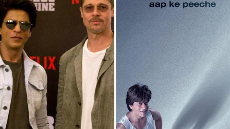 Shah Rukh Khan with Brad Pitt at Netflix event; Zero first poster.