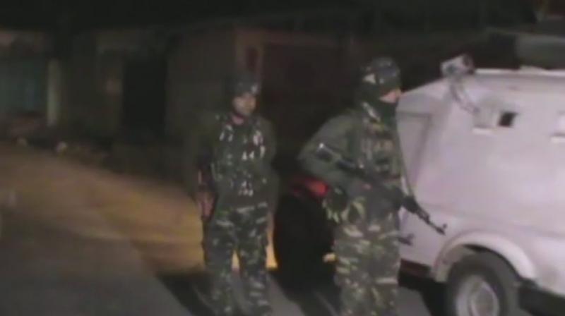 The militants stormed the 185th battalion camp of the CRPF or Central Reserve Police Force in Lethpora in Kashmir valley around 2 am. (Photo: ANI)