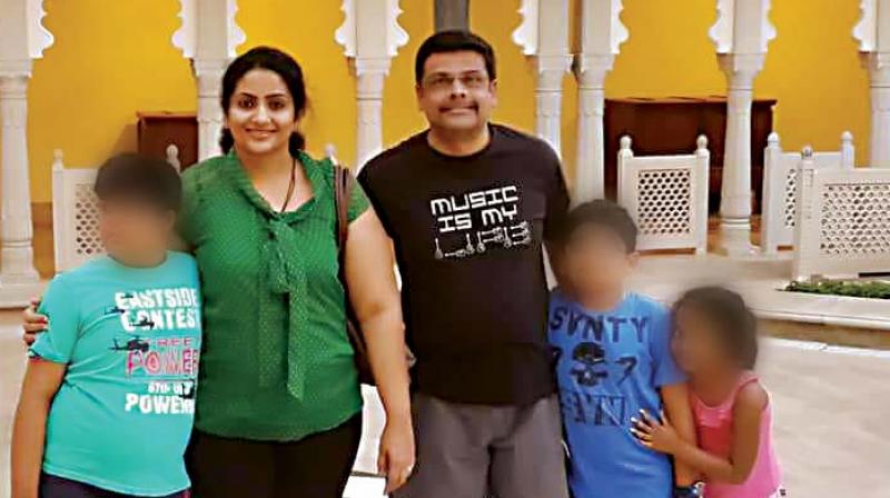 Accused realtor Ganesh and his family