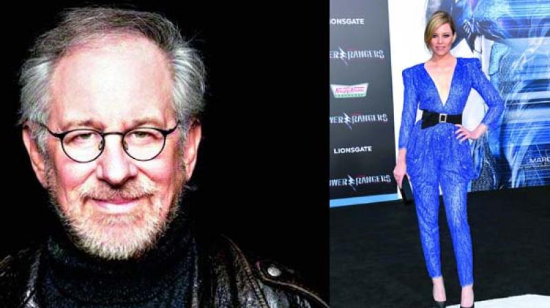 Steven Spielberg and Elizabeth Banks