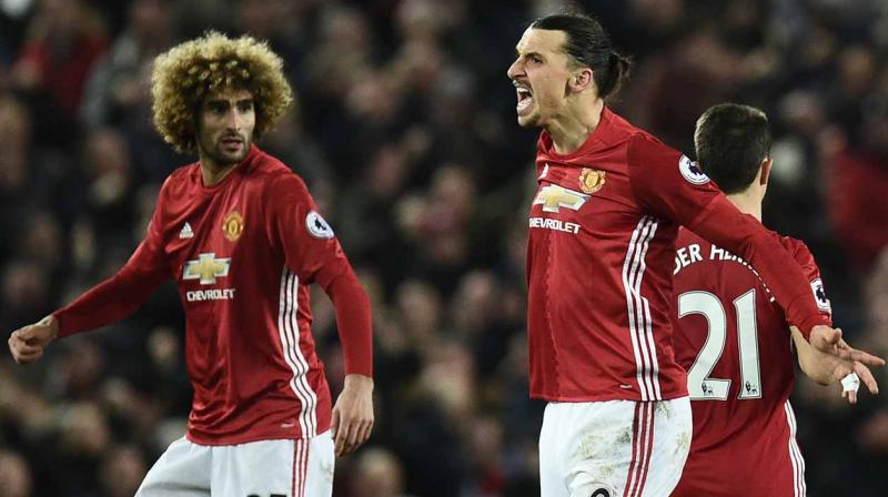 Ibrahimovic has made only seven appearances for United this term, scoring just once in a shock League Cup loss at Bristol City. (Photo: AFP)