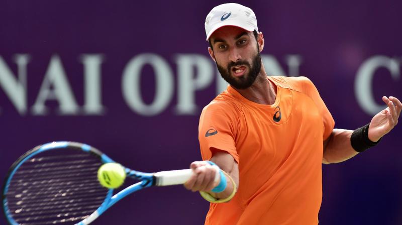 There wasnt much to choose statistically between Bhambri and Herbert even though the latter converted a couple of more breakpoints. (Photo: PTI)