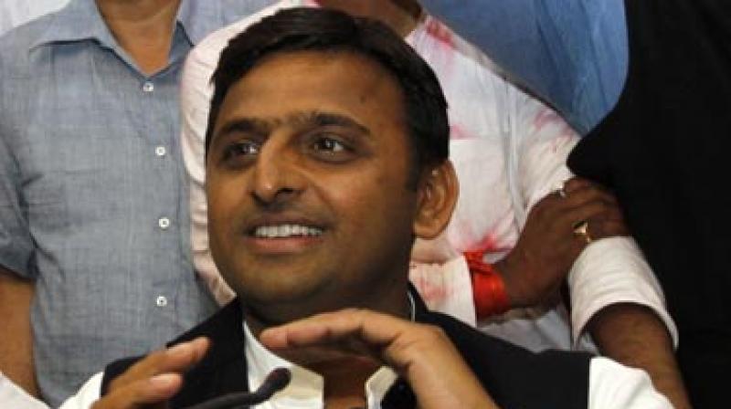 SP supremo Akhilesh Yadav also said that his wife Dimple Yadav, who is an MP from Kannauj, will not contest the 2019 Lok Sabha polls this time. (Photo: AP)