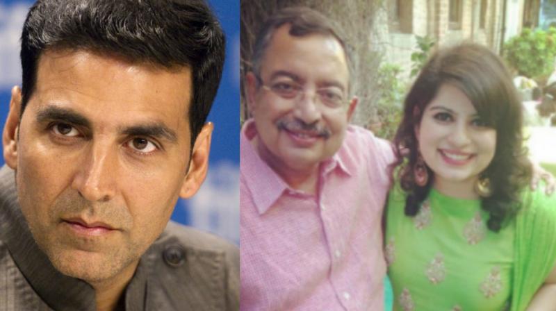 Akshay Kumar, Vinod and Mallika Dua.